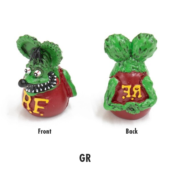 MOONEYES RAT FINK GREEN AIR VALVE CAPS RAF280GR 