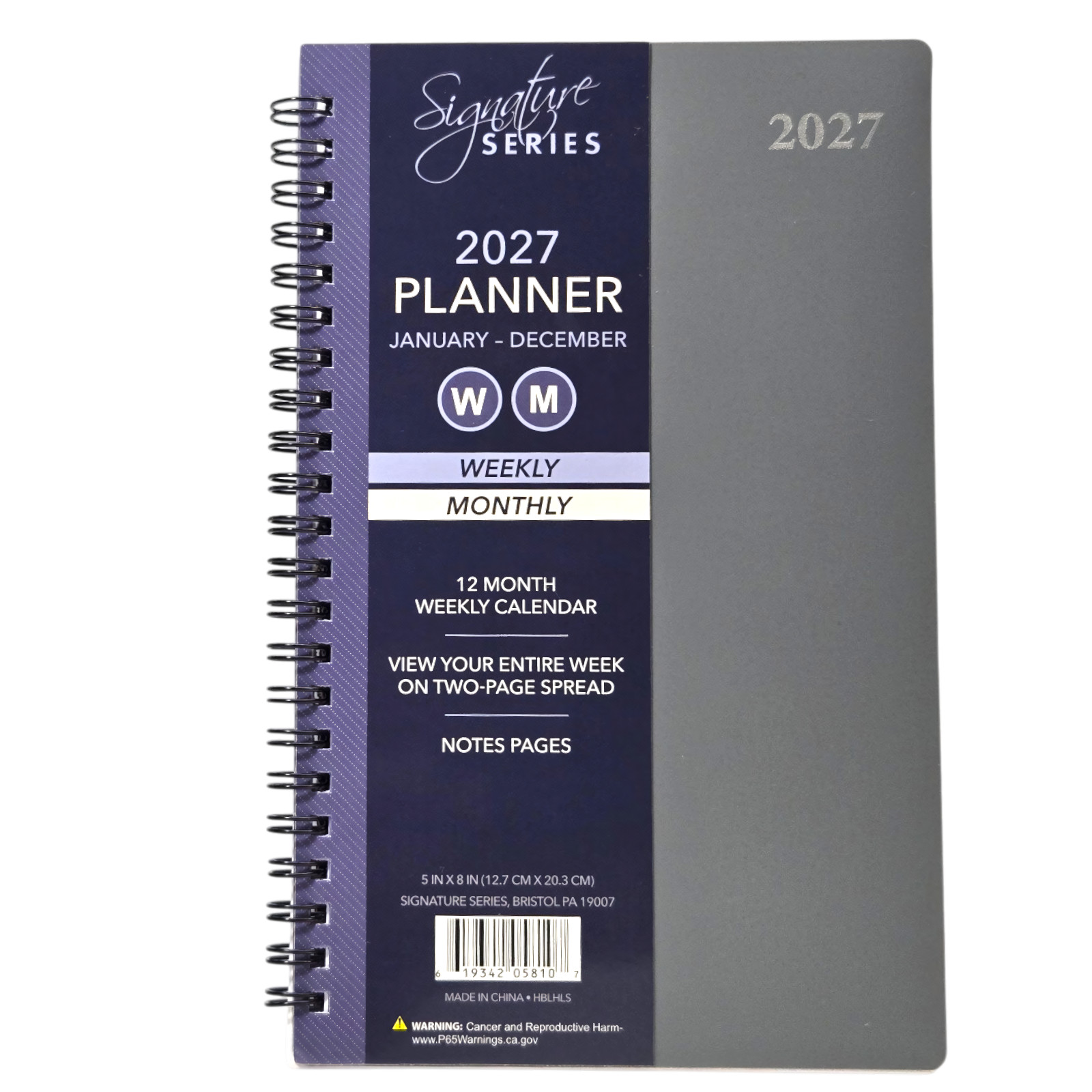 Signature 2027 Weekly & Monthly Planner Calendar, Jan-Dec, 5\ Signature 2027 Weekly & Monthly Planner Calendar, Jan-Dec, 5\