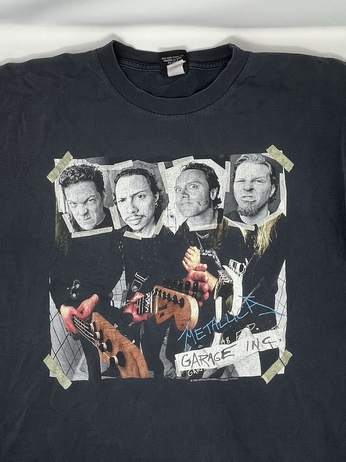 Vintage 1998 Metallica Garage Inc Giant Tag Band T Shirt (L/XL) Nice Fade