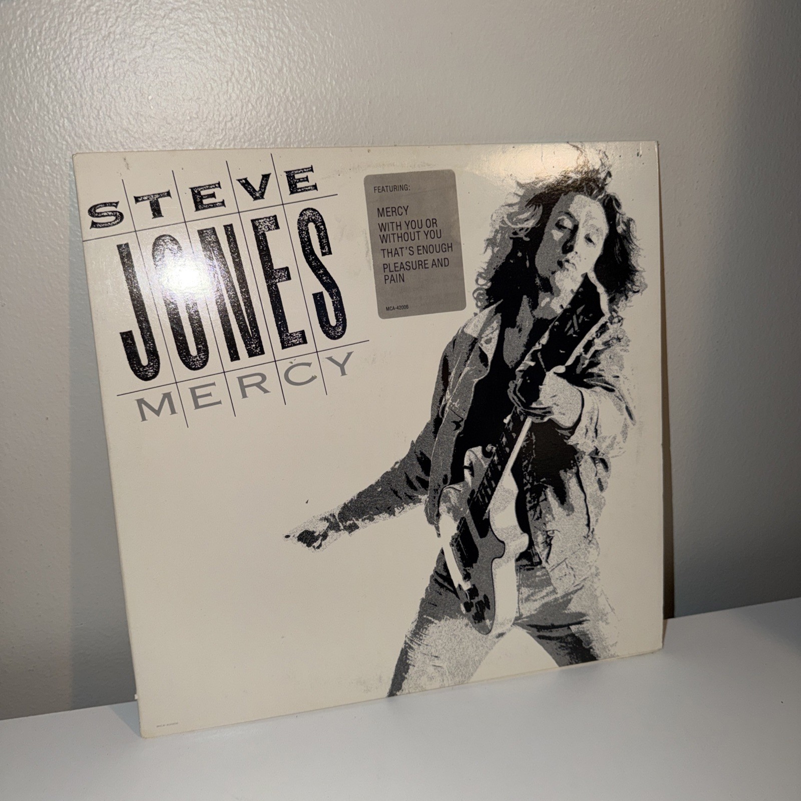 Steve Jones Mercy (LP, 1977, MCA Records) Ex. Sex Pistols Guitarist  Promotional