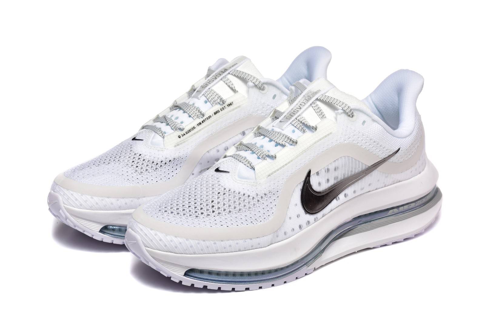 Nike Air Zoom Pegasus Premium White Silver Men's US SIZE