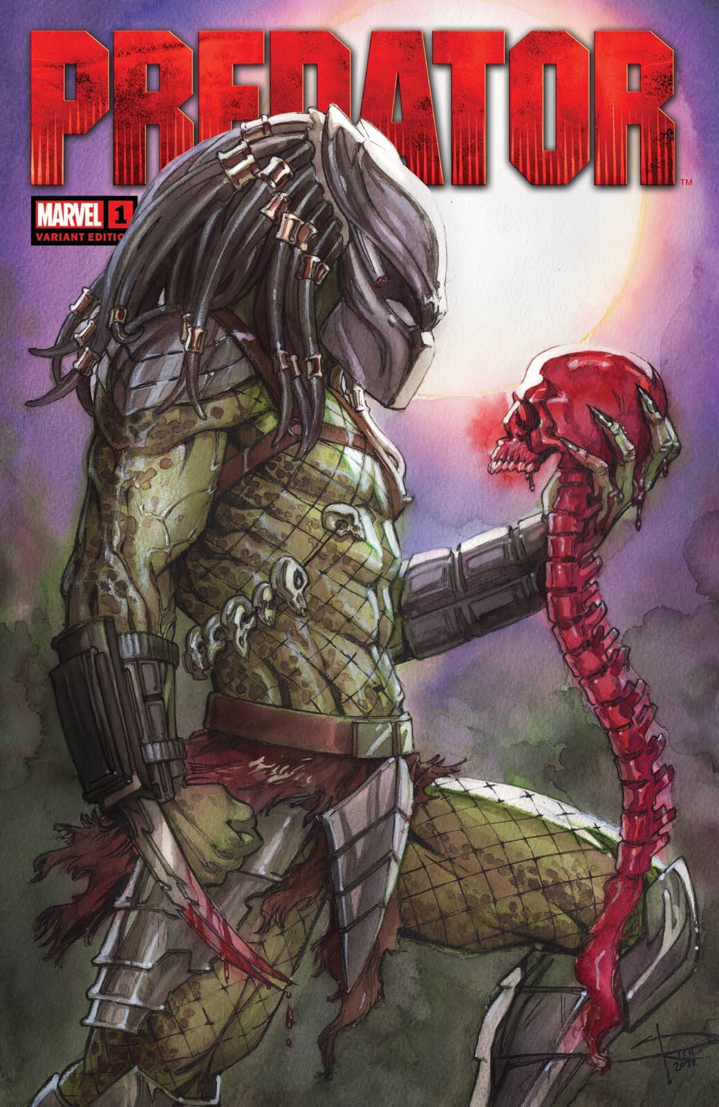 Predator #1 (2022) - Limited Run Only 3,000 Artist Sabine Rich - Based off Prey