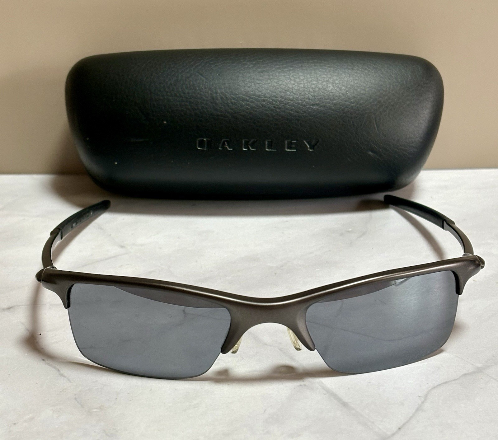 2005 Oakley RAZRWIRE O-Luminum Mercury Frame W/ Light Grey Lens Sunglasses NICE