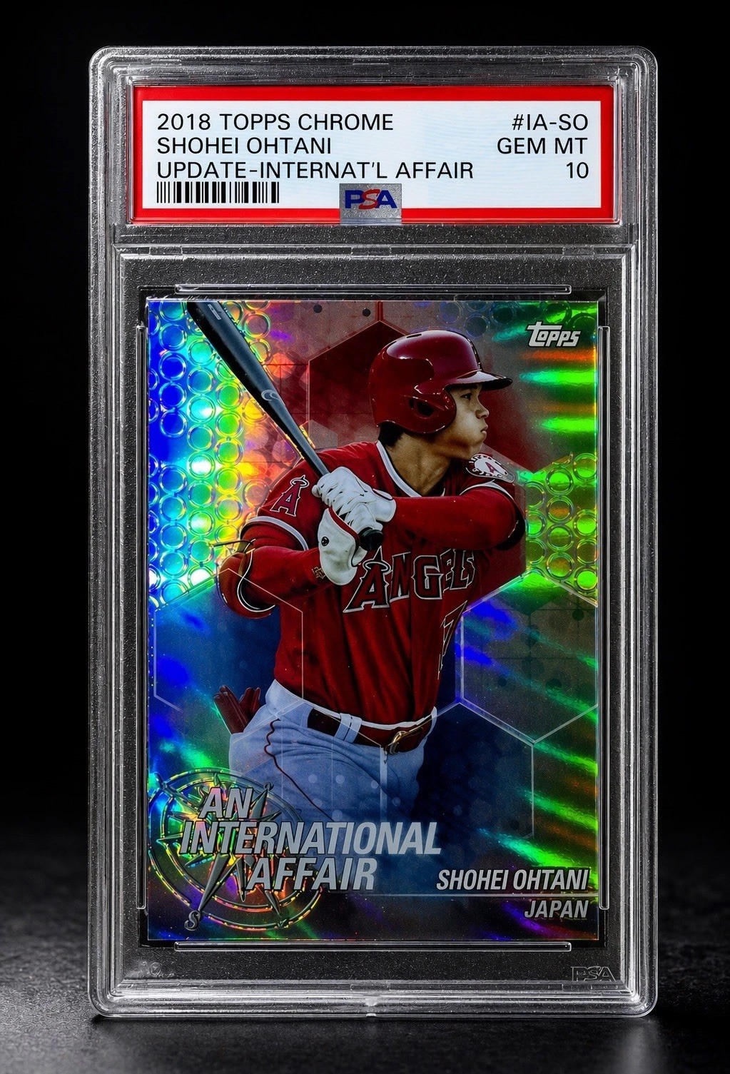 Shohei Ohtani PSA 10 Topps 2018 CHROME ROOKIE RC REFRACTOR INVEST IA-SO MINT GEM Shohei Ohtani PSA 10 Topps 2018 CHROME ROOKIE RC REFRACTOR INVEST IA-SO MINT GEM
