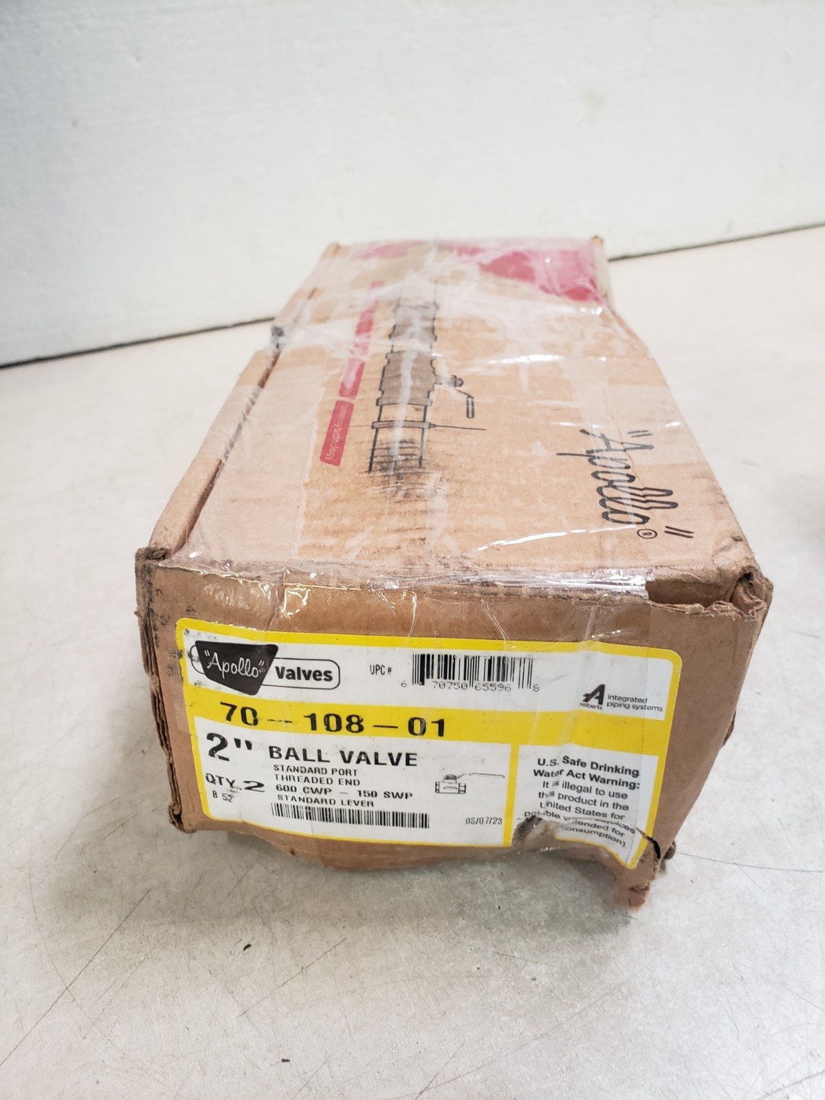 Lot of 2 - Apollo 70-108-01 Brass 2