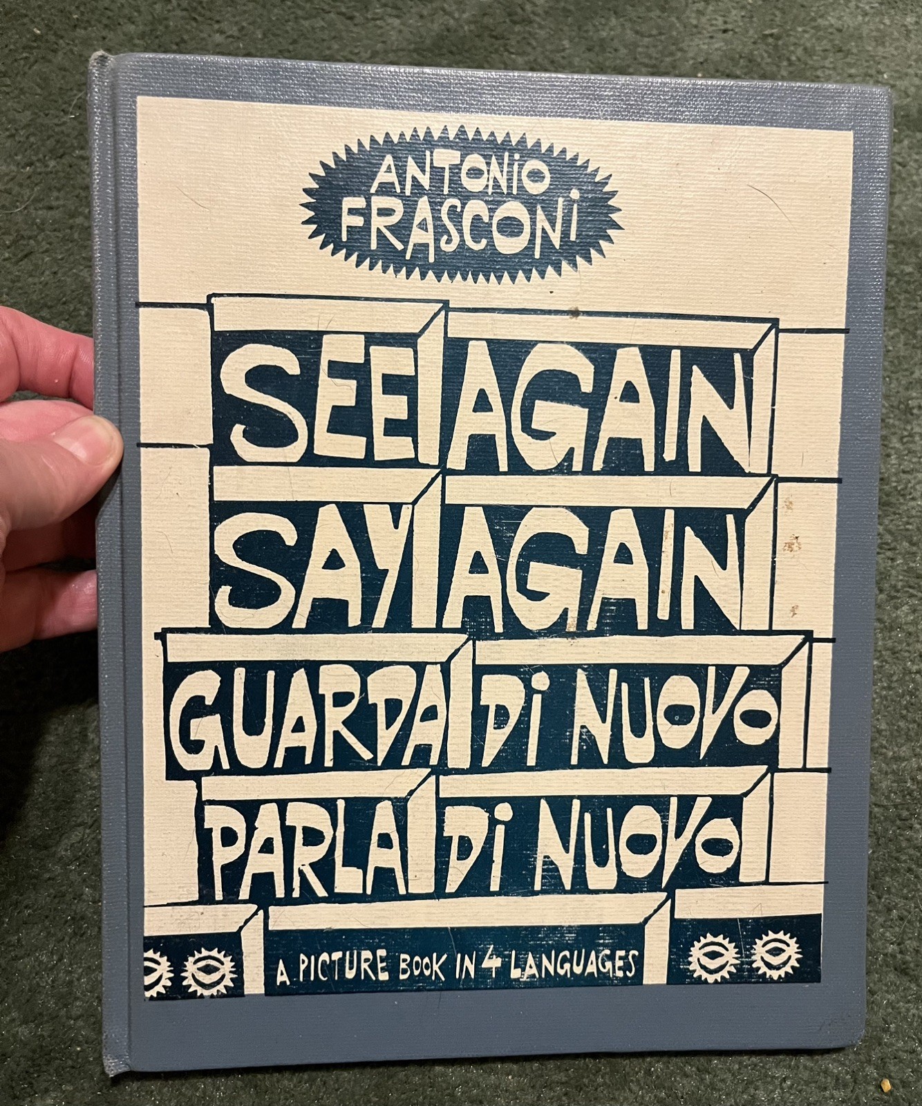 Antonio Frasconi SEE AGAIN SAY AGAIN 1st Edition 1964 library