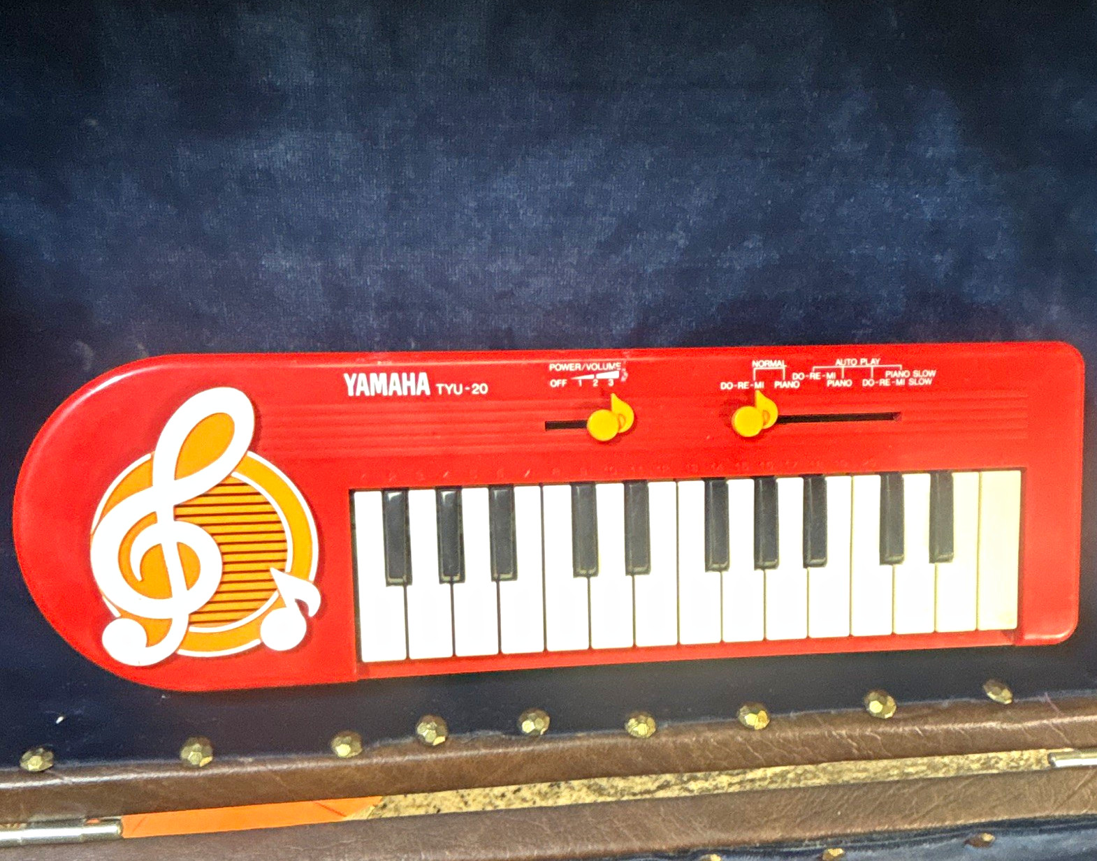 Rare Vintage 1984 Yamaha TYU-20 Toy Music Computer Red Keyboard Synth Japan TEST