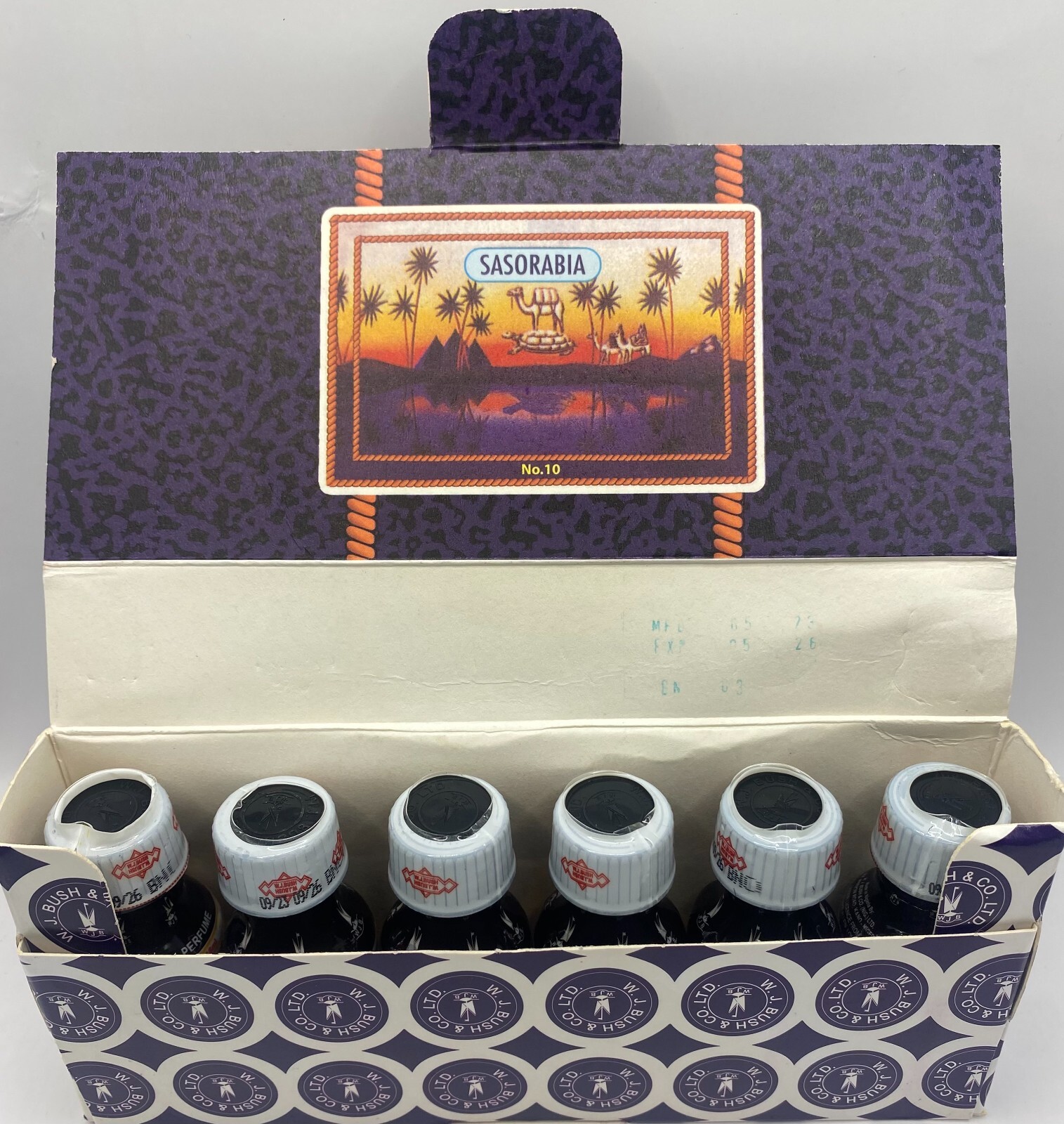 SASSORABIA Perfume Oil, 6 Pieces Pack (6 x 18ml)