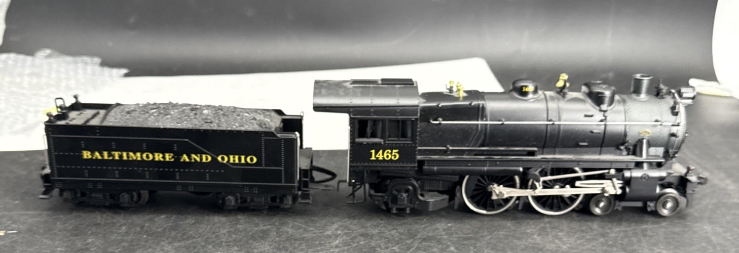 Lionel 6-18094 O B&O 4-4-2 Atlantic Steam Locomotive #1465 with Sound No Box Lionel 6-18094 O B&O 4-4-2 Atlantic Steam Locomotive #1465 with Sound No Box