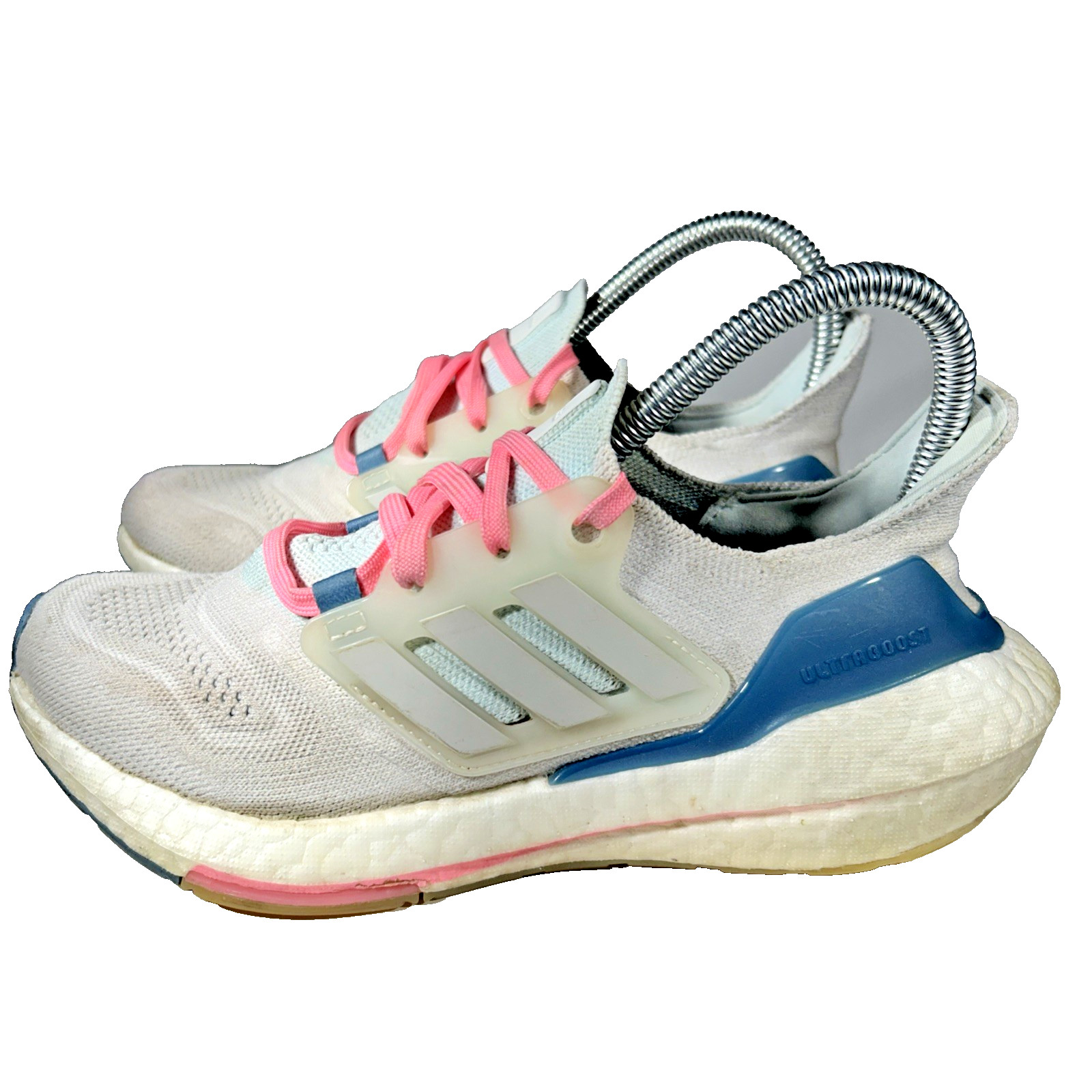 Adidas UltraBoost 22 Running Shoes Sneakers Girls Size 4 Gray Pink Kids GX9784 Adidas UltraBoost 22 Running Shoes Sneakers Girls Size 4 Gray Pink Kids GX9784