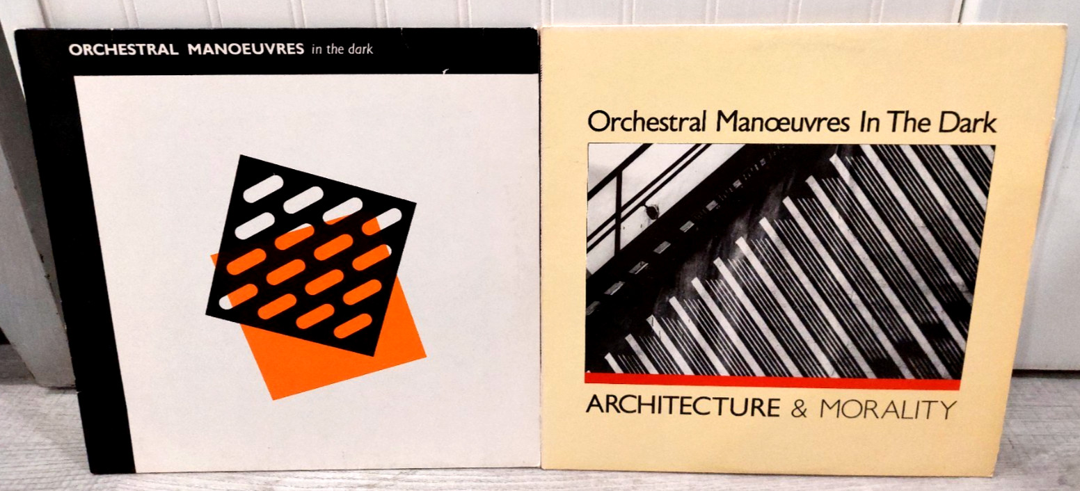 2 Orchestral Manoeuvres In The Dark Lot LP Lot S/T(Germany) Architecture &(US)