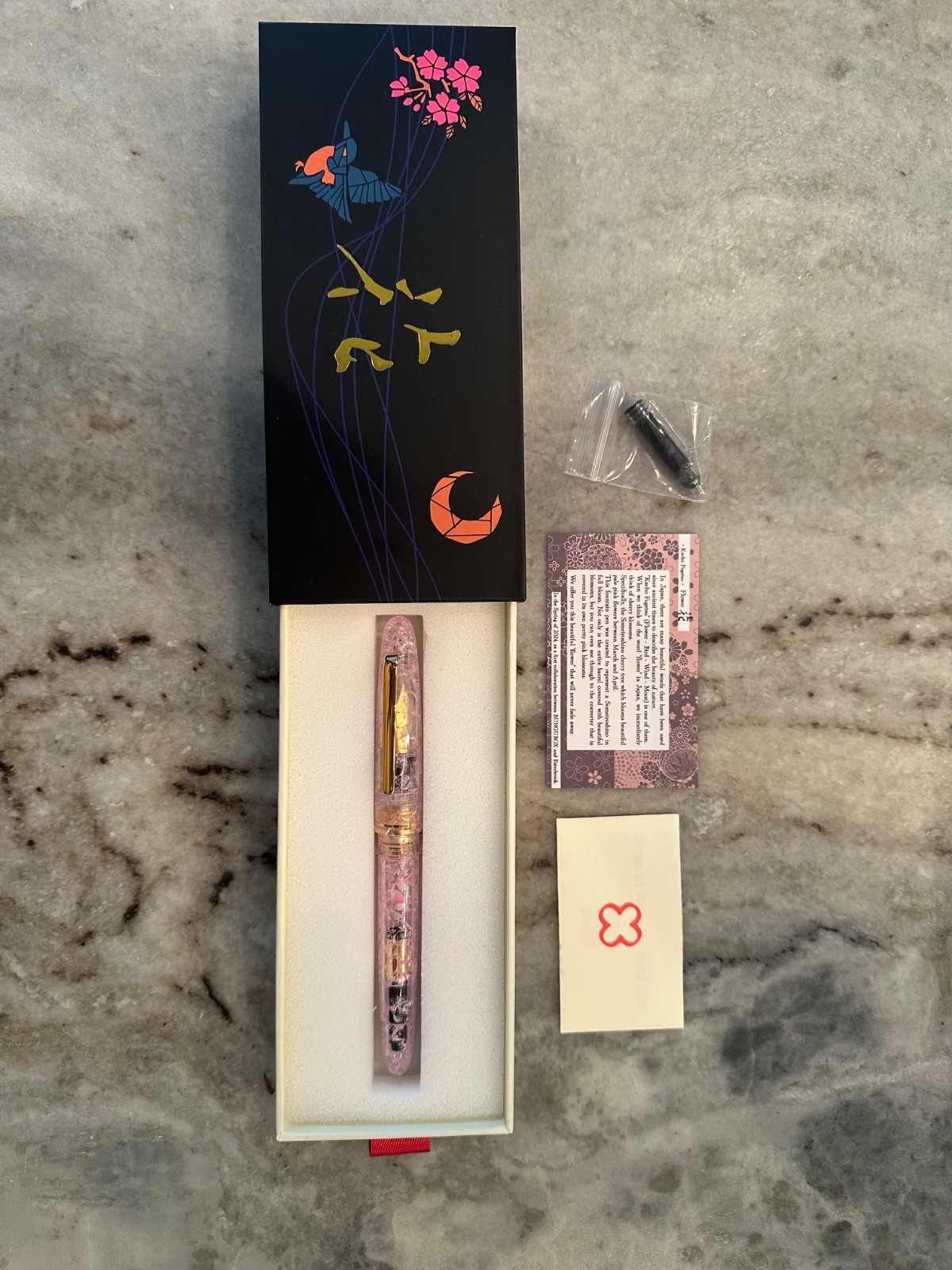 Esterbrook x BUNGUBOX Estie Fountain Pen Kachofugetsu - Cherry Blossom Fine NEW Esterbrook x BUNGUBOX Estie Fountain Pen Kachofugetsu - Cherry Blossom Fine NEW