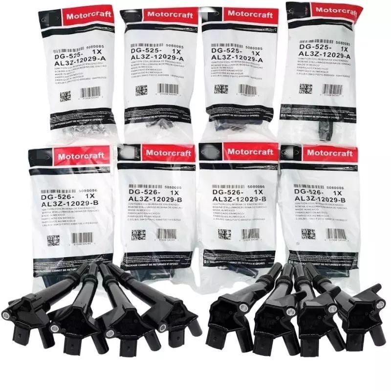 8PCS  DG525 & DG526 Ignition Coil Motorcraft For 10-17 F250 F350 Super Duty 6.2L