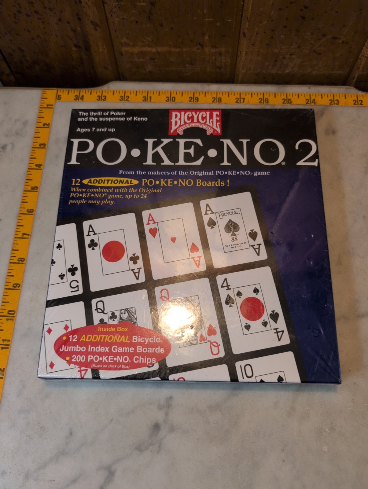 NEW - PO-KE-NO 2 Pokeno Board Game - the Thrill of Poker Suspense of Keno SEALED