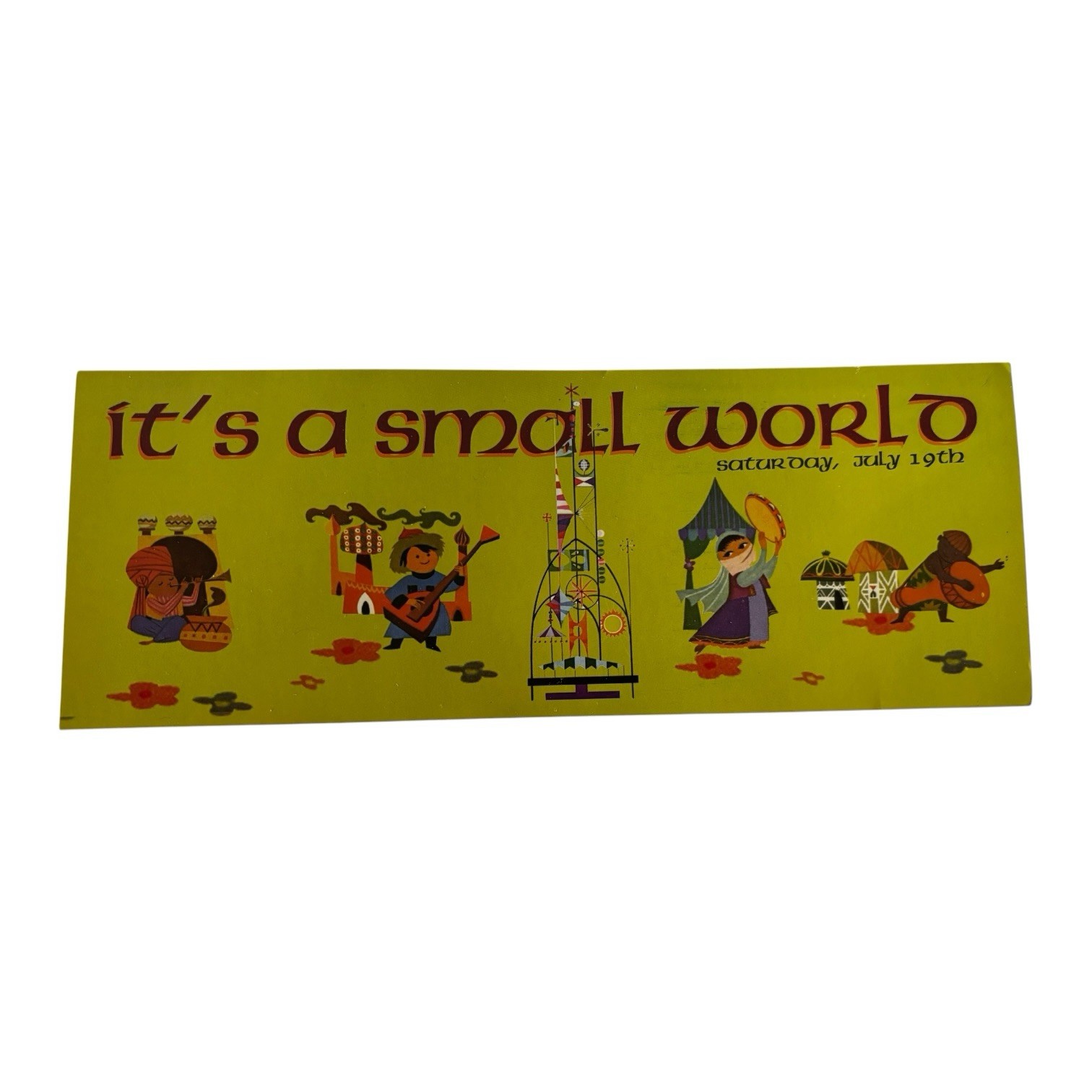 Vintage 1997 It\'s A Small World Rave Flyer Ephemera Cirrus UltraVision LA Vintage 1997 It\'s A Small World Rave Flyer Ephemera Cirrus UltraVision LA