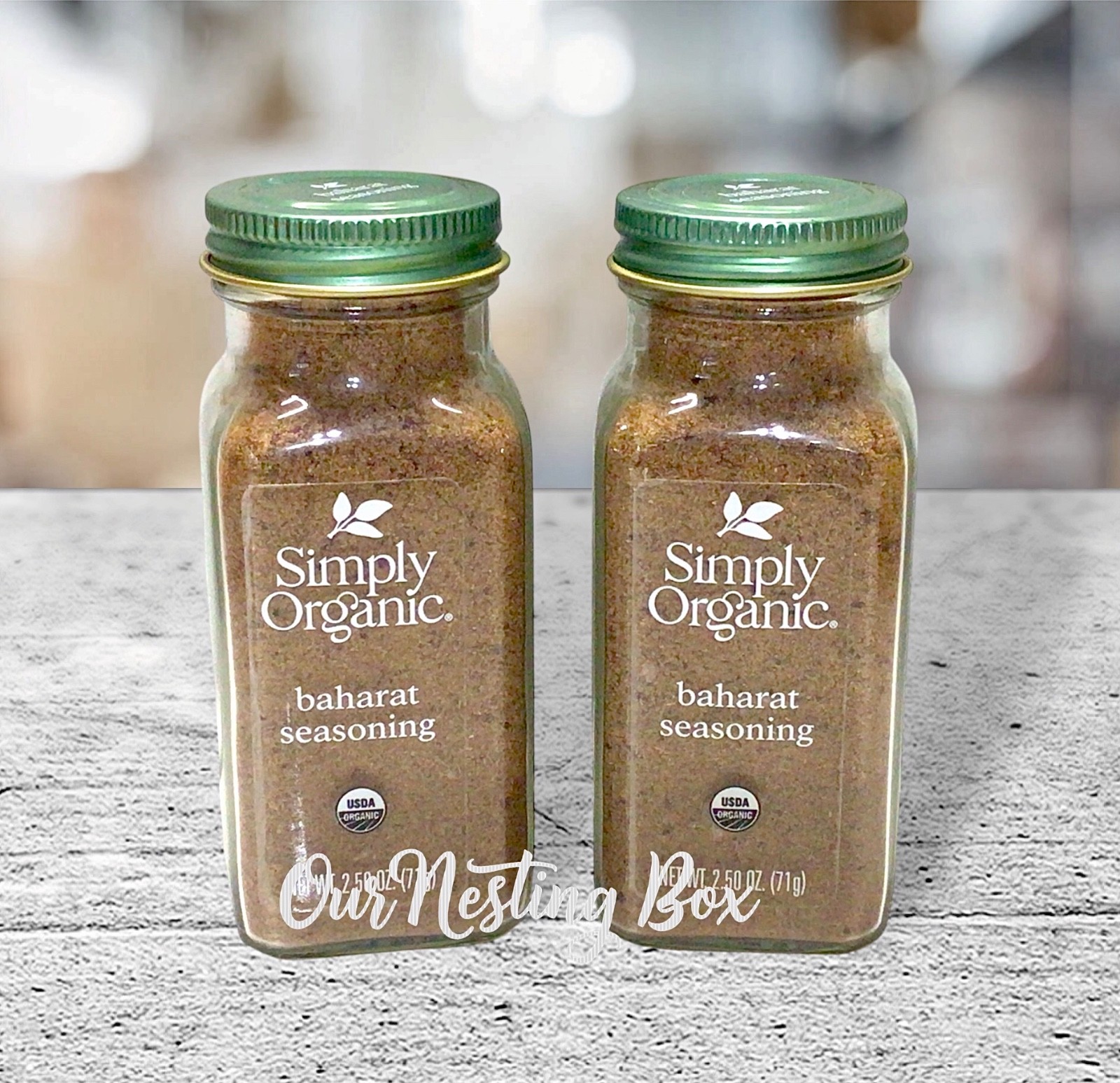 2 Simply Organic Baharat Seasoning 2.5oz USDA Organic