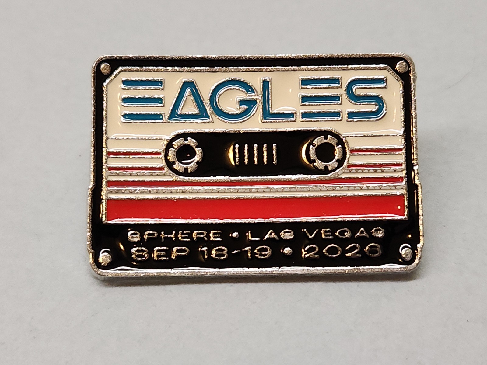 Eagles Pin - Sept 18-19, 2026 - Cassette Tape (1.5