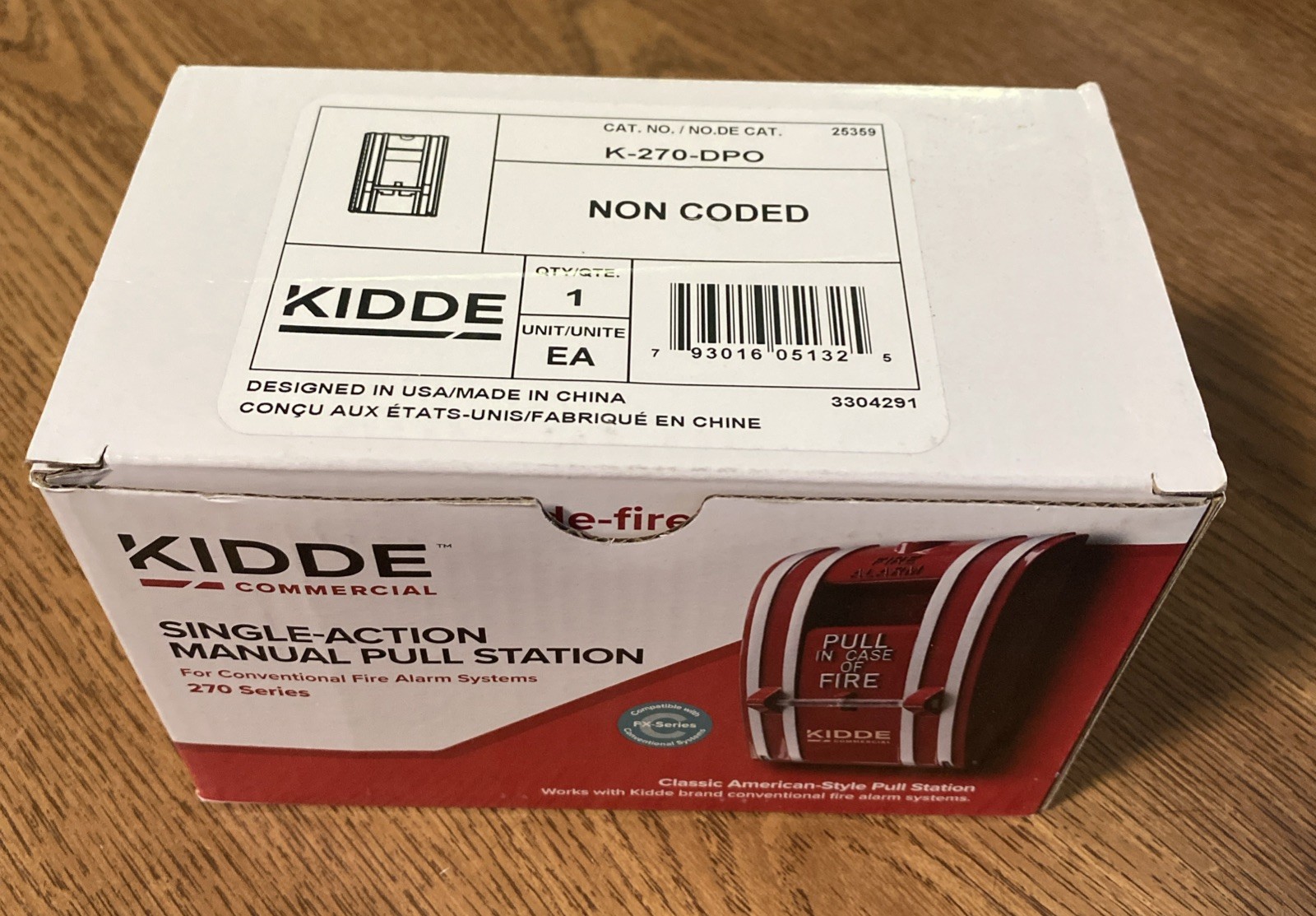 🔥(NEW) Kidde K-270-SPO Fire Alarm Pull Station Single Action 🔥(NEW) Kidde K-270-SPO Fire Alarm Pull Station Single Action