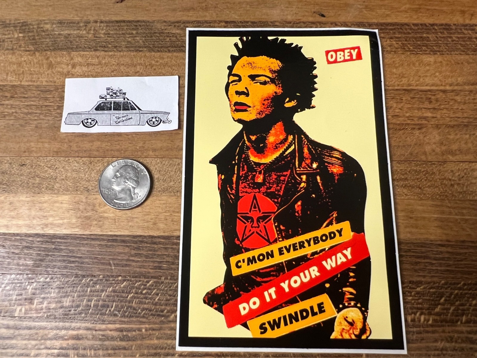 Vintage Shepard Fairey Obey Sid Vicious Do It Your Way Sticker Graffiti Swindle Vintage Shepard Fairey Obey Sid Vicious Do It Your Way Sticker Graffiti Swindle