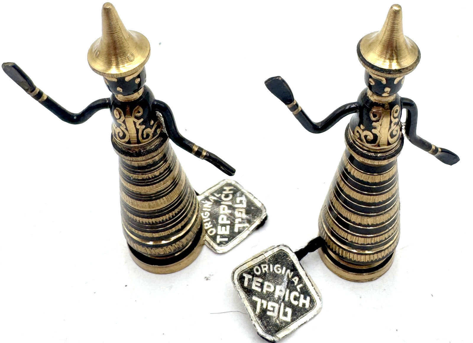 Vintage Hans Teppich Miniature Judaica Biblical Figurine Set Of 2