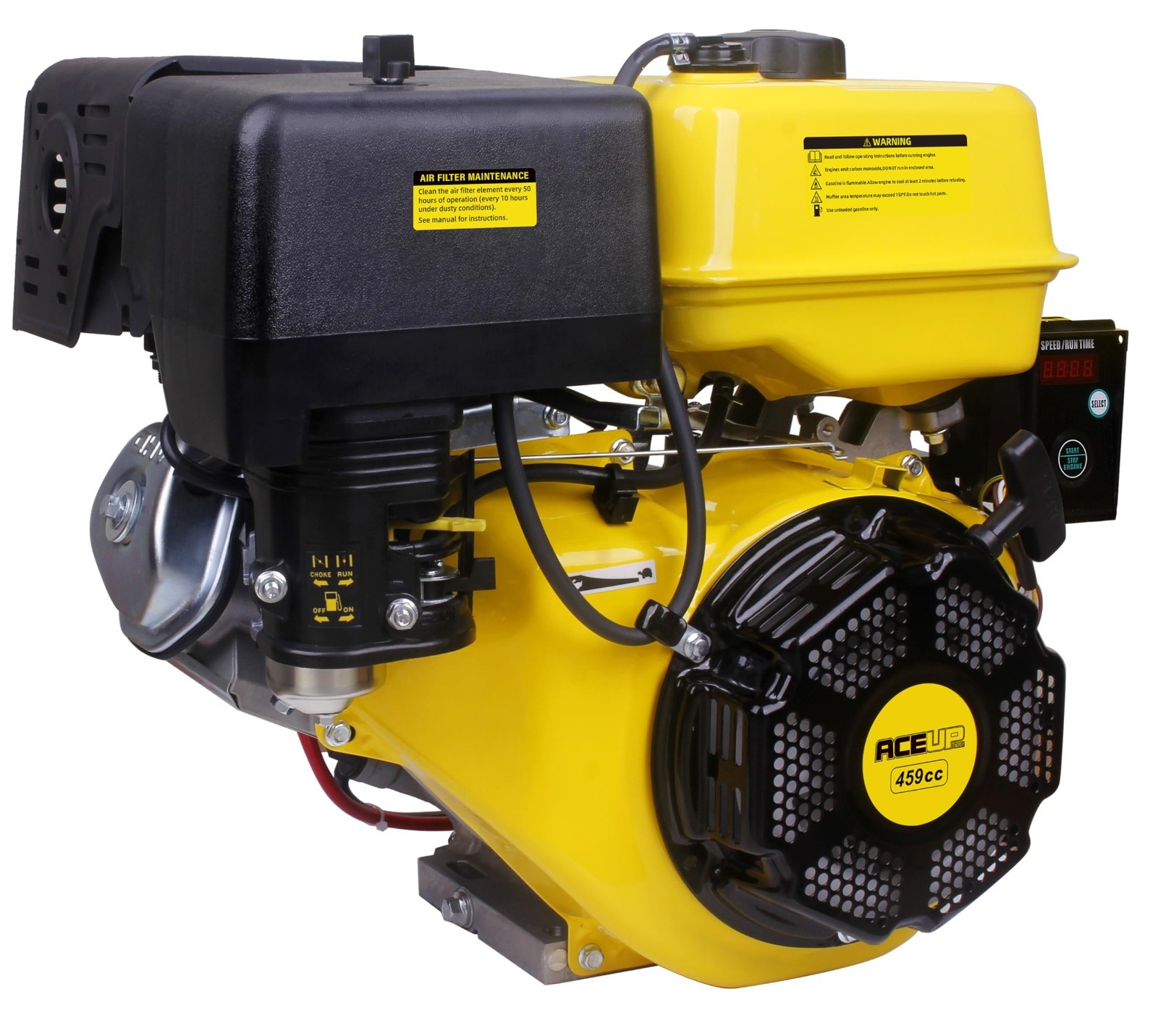 Aceup Energy 18HP 459cc Gas Powered Engine Horizontal 3600 RPM Electric Start Aceup Energy 18HP 459cc Gas Powered Engine Horizontal 3600 RPM Electric Start