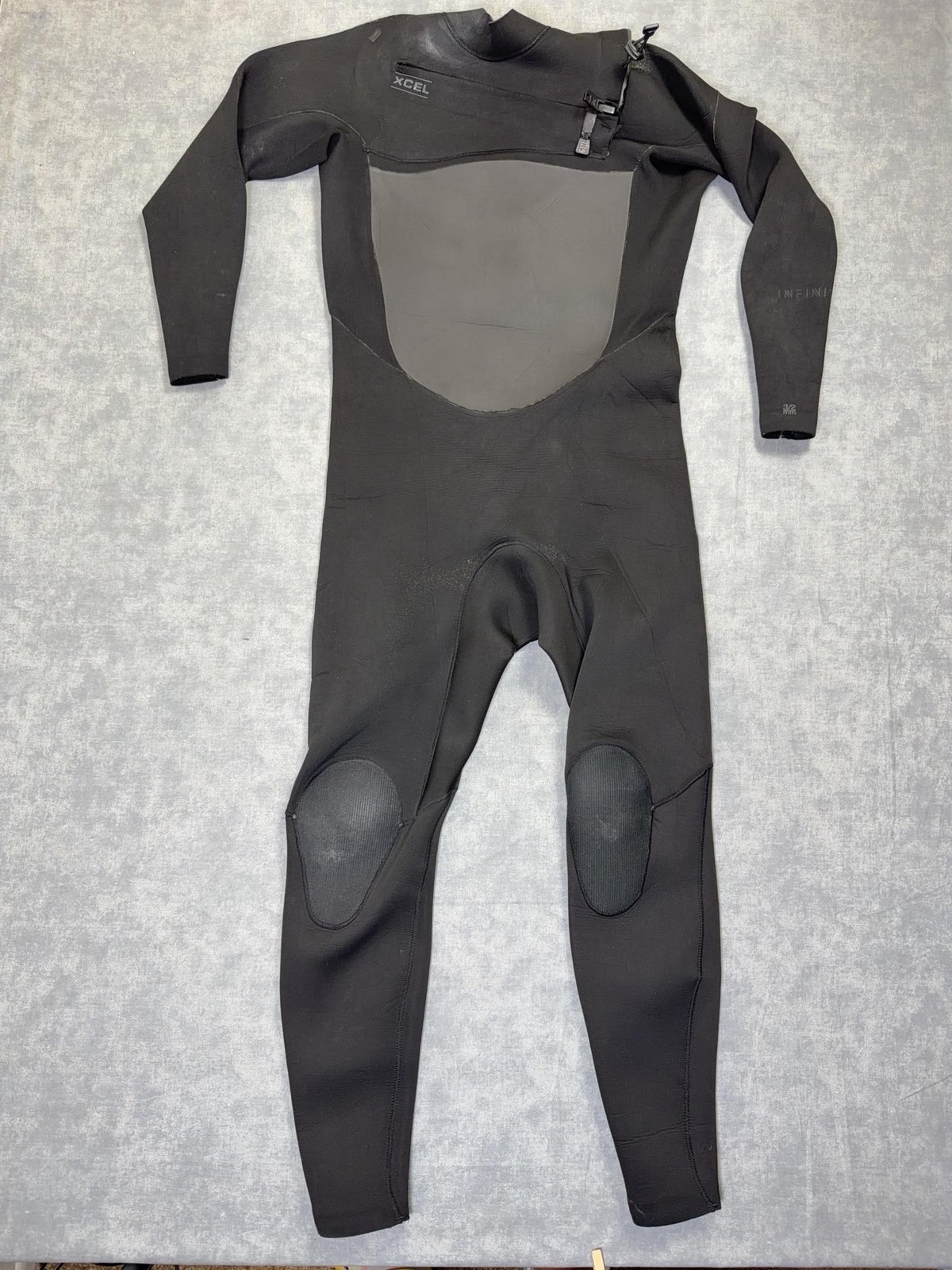 Xcel Infiniti 3/2mm Full Wetsuit Black Chest Zip Surf Suit Neoprene Thailand