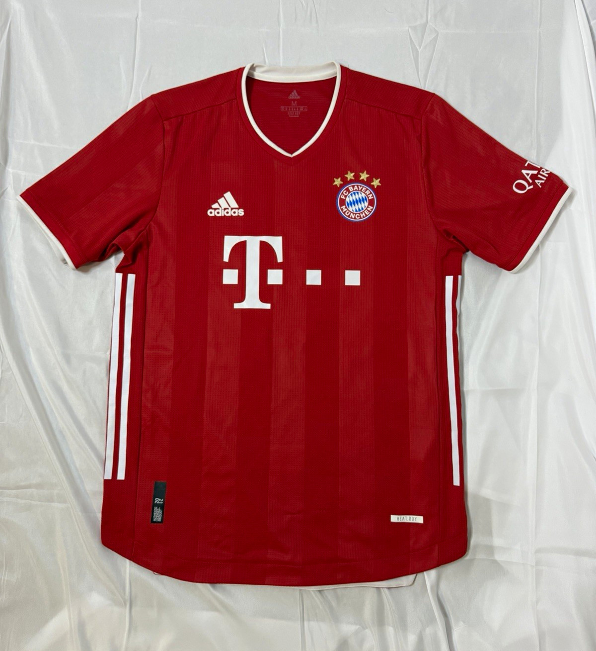adidas FC Bayern Munich Leroy Sané #10 Heat.RDY Soccer Jersey Red/White M