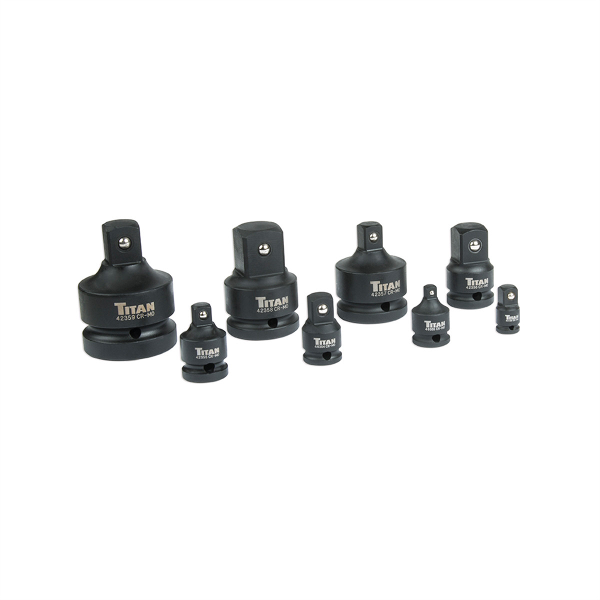 TITAN 8 Pc. Impact Adapter Set 40000 TITAN 8 Pc. Impact Adapter Set 40000