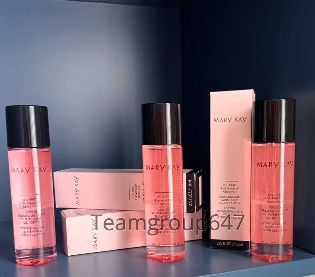 Mary Kay Oil-Free Eye Makeup Remover 3.75 fl. oz Each Lot of  3  NEW. Super Deal
