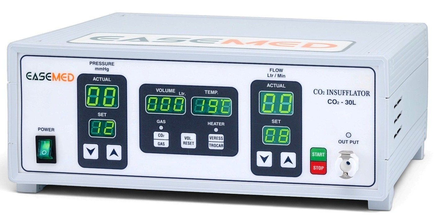 Hi-Flow Laparoscopic CO2 Insufflators 30 L with air Advance Flow Control