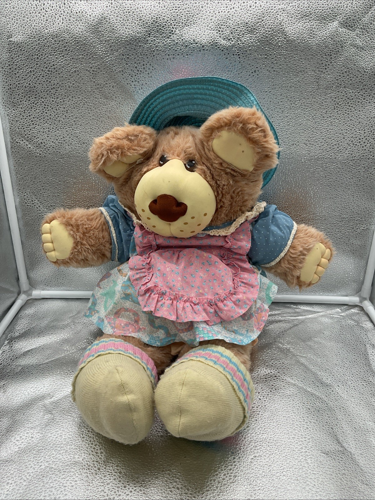 Furskins Hattie Teddy Bear Vintage 1984 Xavier Roberts 24\ Furskins Hattie Teddy Bear Vintage 1984 Xavier Roberts 24\