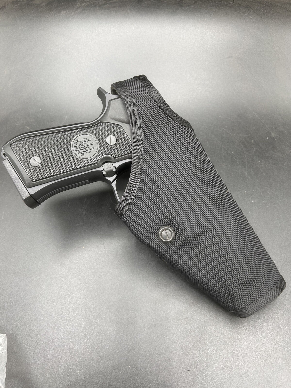 GOULD Beretta 92FS Duty Holster RH Black, New GOULD Beretta 92FS Duty Holster RH Black, New