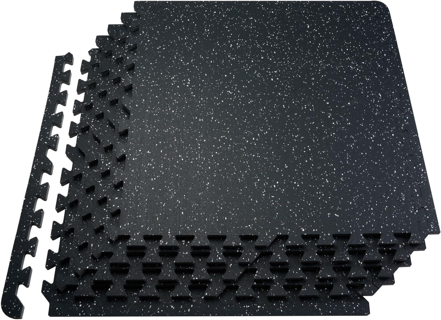 Gym Floor Mats 25 x25 Interlocking Puzzle Exercise Tiles VEVOR 0.56Inch 48sq.ft