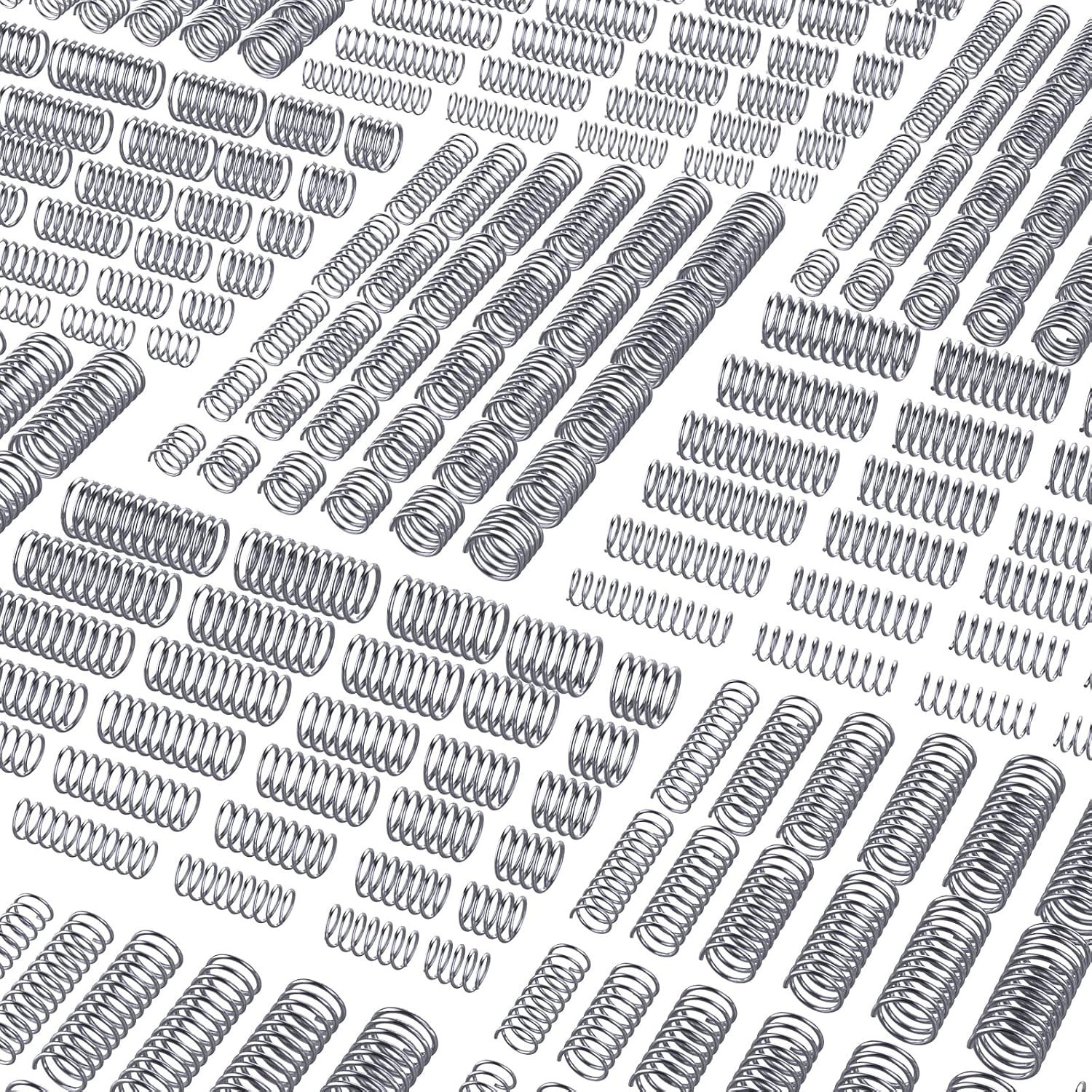 300Pcs Small Compression Spring Assortment 30 Different Sizes Wire Diameter