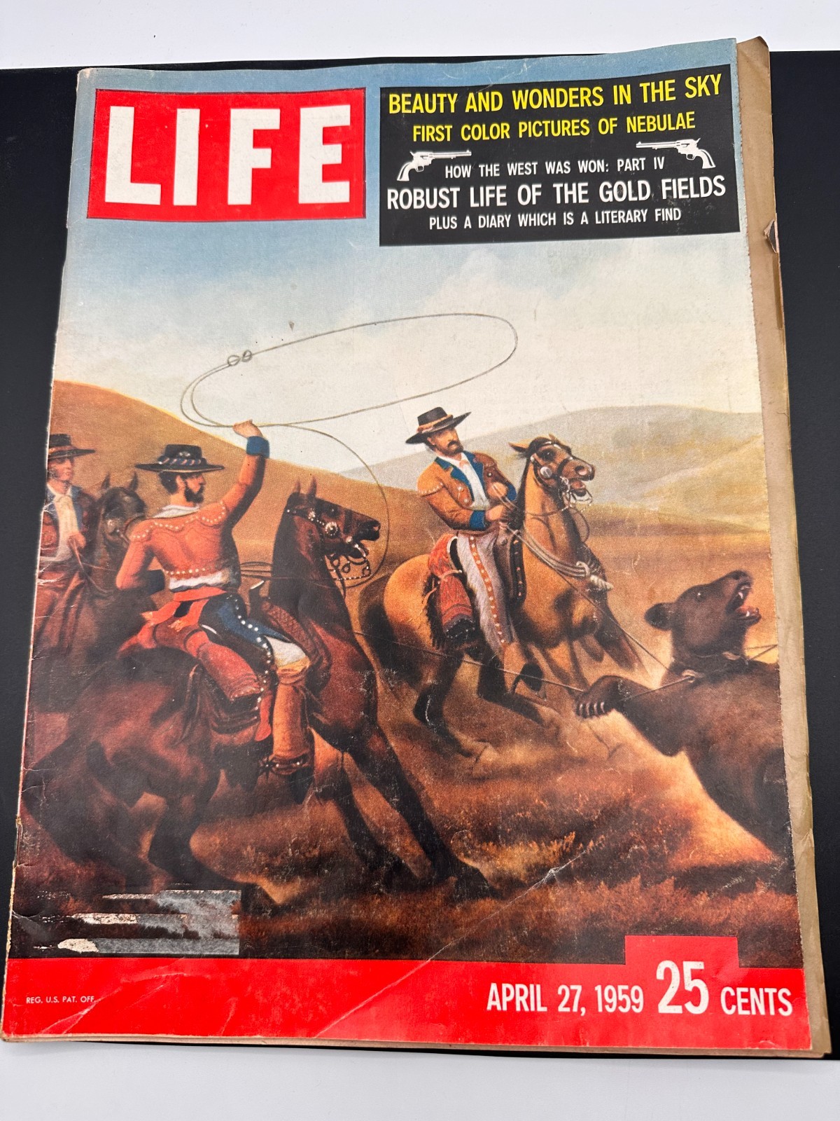 Life Magazine April 27 1959 California Bear Hunt 1950s Ads Jell-O Salem