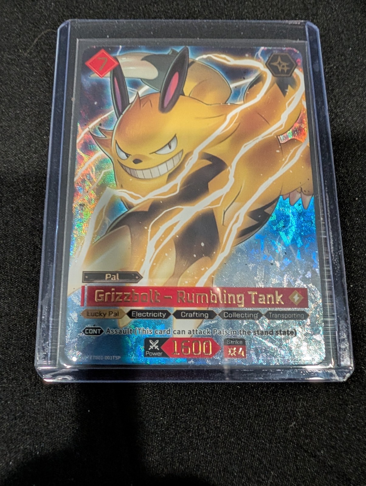 Grizzbolt - Rumbling Tank TSP ⚡️ ETD01-001TSP  Palworld Dawn of Palpagos 