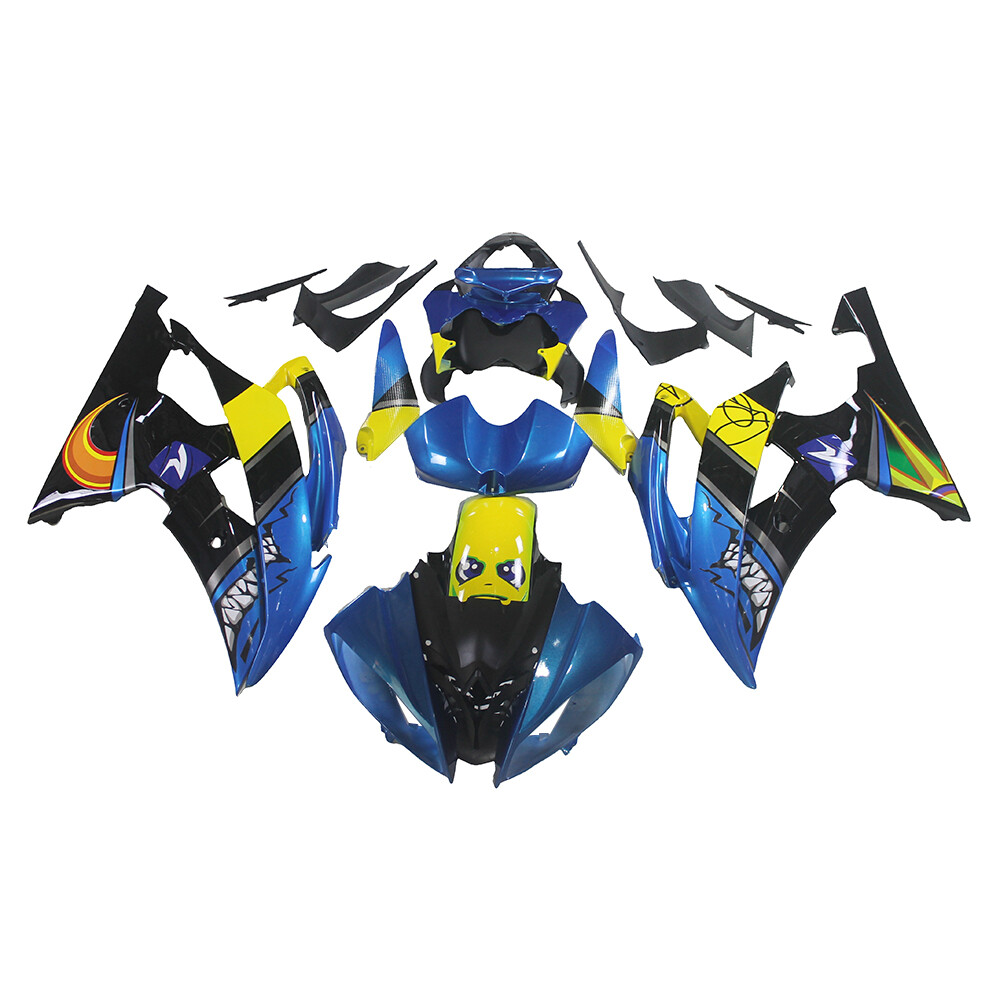 Injection Full Bodywork Fairing Kit For Yamaha YZF R6 2008 2009-2016 ABS Bodykit