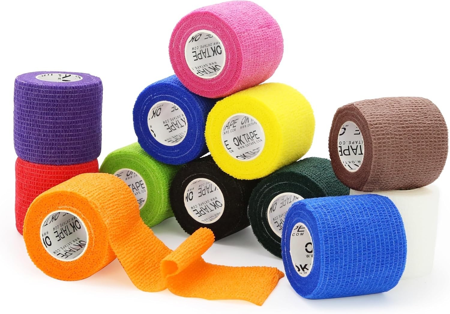 OK TAPE Self Adherent Cohesive Bandages Wrap 12Packs 2 OK TAPE Self Adherent Cohesive Bandages Wrap 12Packs 2
