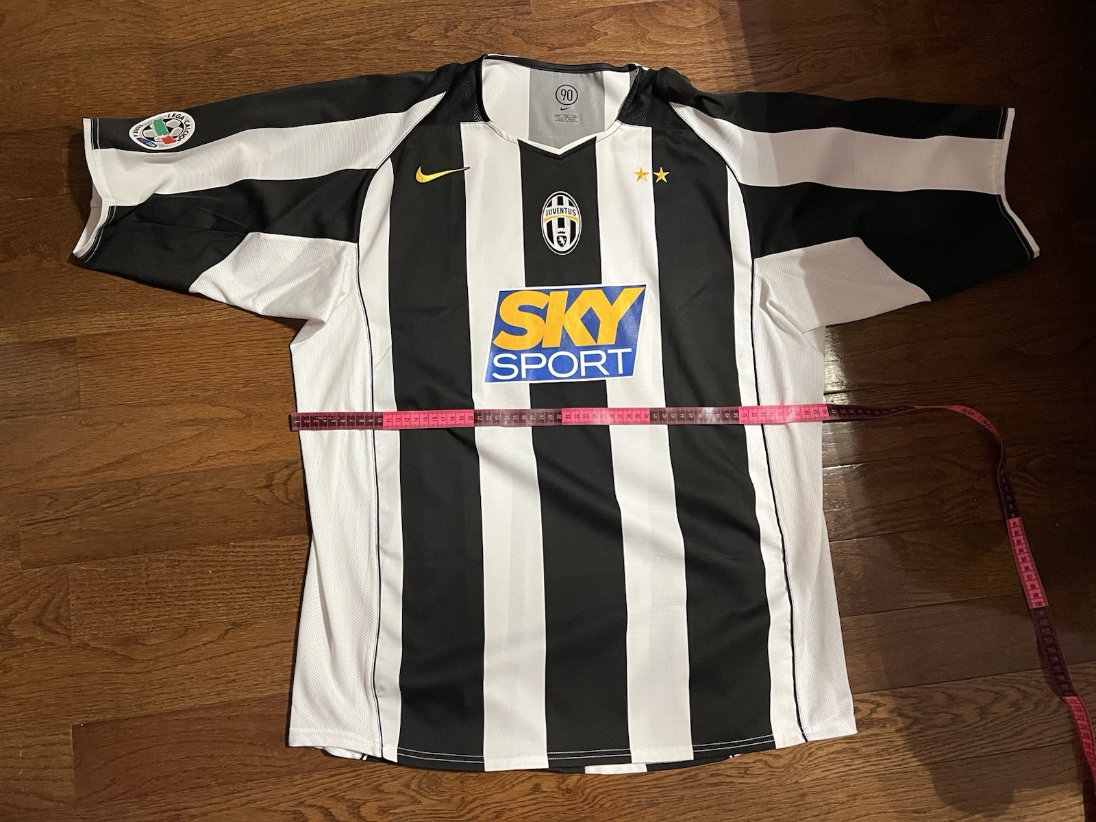 Del Piero 10 Juventus 2004 Nike Serie A Soccer Jersey Authentic XXL