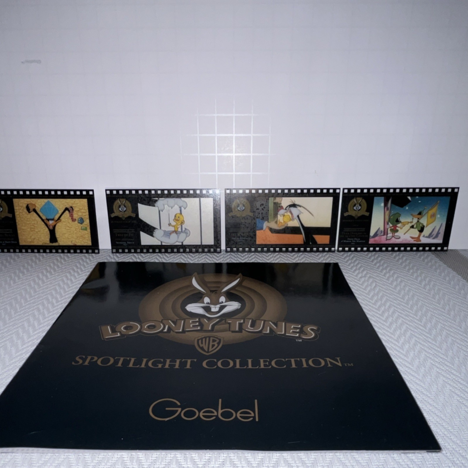 Goebel Limited Edition of 8 Looney Tunes Spotlight Collection Film Cells