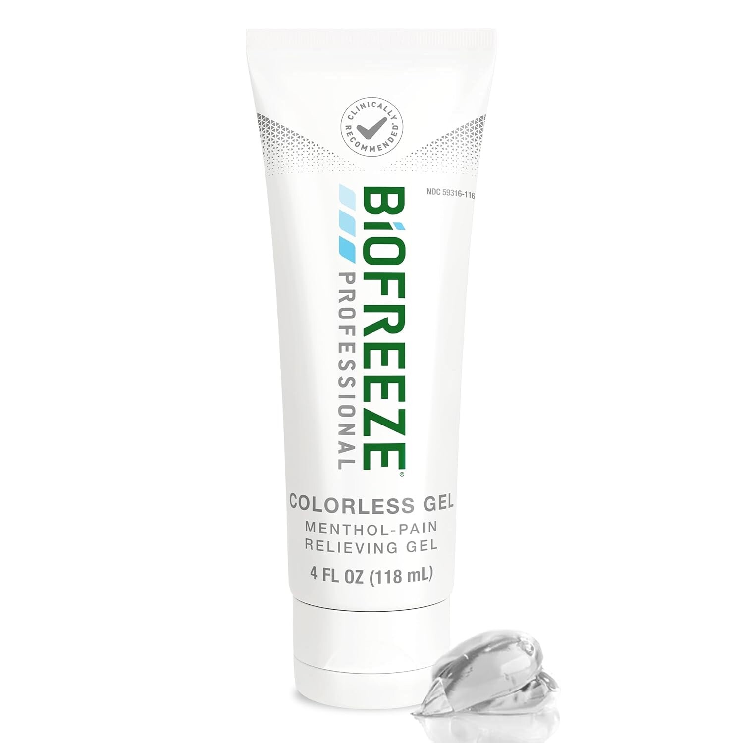 BiOFREEZE PROFESSIONAL FAST ACTING MENTHOL-PAIN RELIEF GEL 4 FL OZ (118 mL)