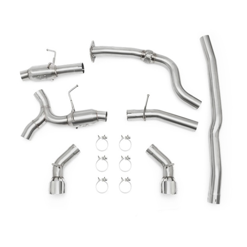Mishimoto Cat-Back Exhaust for 2016-2024 Chevy Camaro 2.0T – Dual Tips Mishimoto Cat-Back Exhaust for 2016-2024 Chevy Camaro 2.0T – Dual Tips