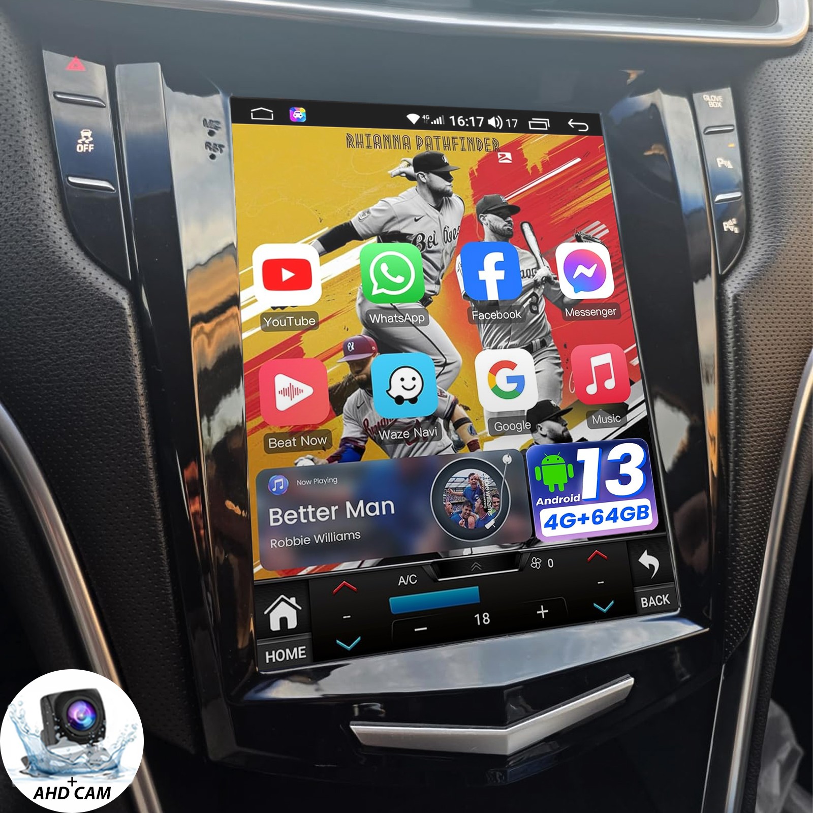 Apple Carplay For Cadillac ATS SRX XTS ATSL CTS Android 15 Car Stereo Radio Navi Apple Carplay For Cadillac ATS SRX XTS ATSL CTS Android 15 Car Stereo Radio Navi