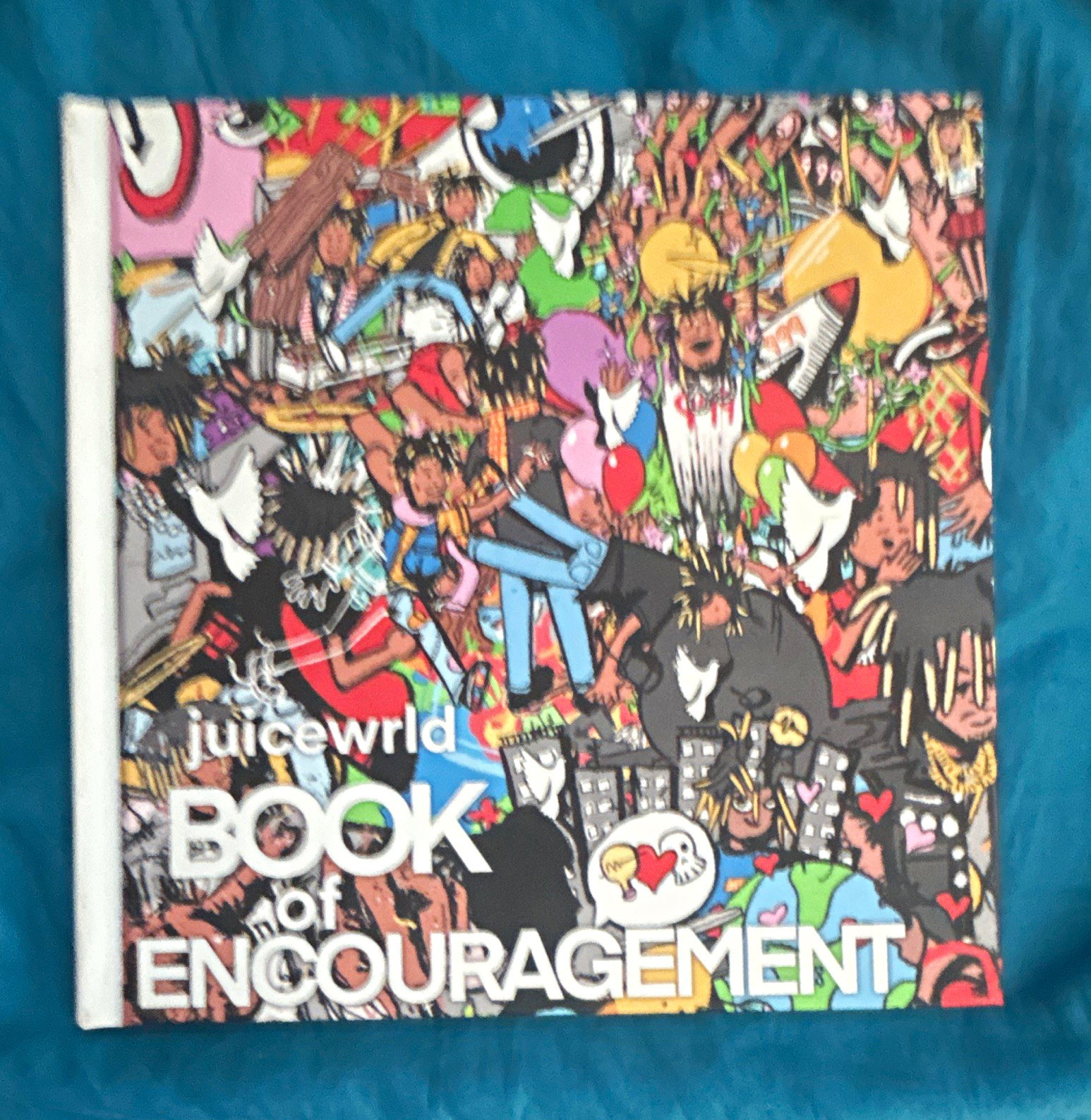 Juice WRLD Book of Encouragement Hardcover Illustrated Self-Help, English