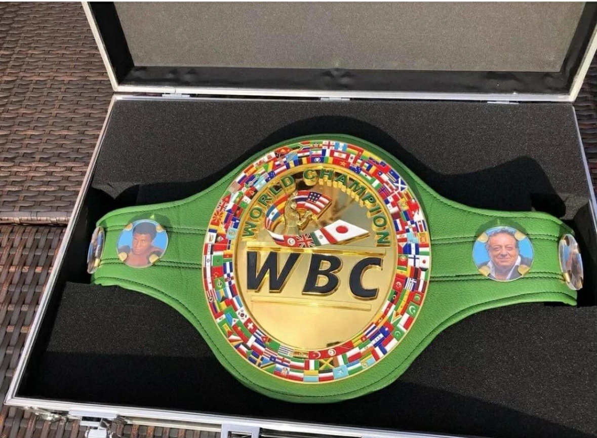 WBC World championship Belt.** Canelo  **WBO,IBF,WBA, ( Full Leather )