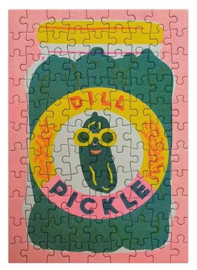 99 Piece Jigsaw Puzzle - Pickle | happily 99 Piece Jigsaw Puzzle - Pickle | happily