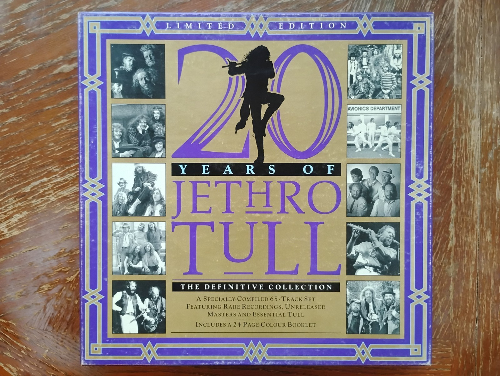 JETHRO TULL 20th YEARS OF JETHRO TULL  5 VINYL LP BOX SET  1988. OVERALL VG+-N/M