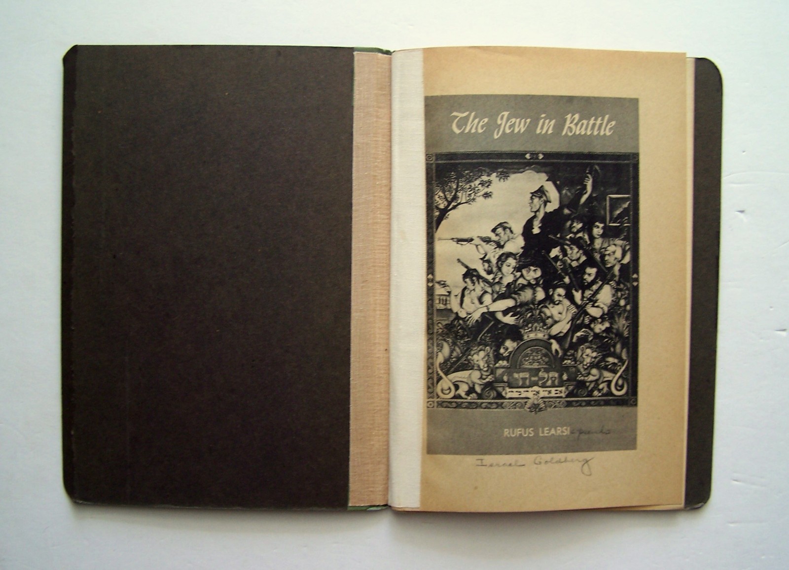 Arthur Szyk drawing - THE JEW IN BATTLE - 1944 - softcover book - SEE DETAILS