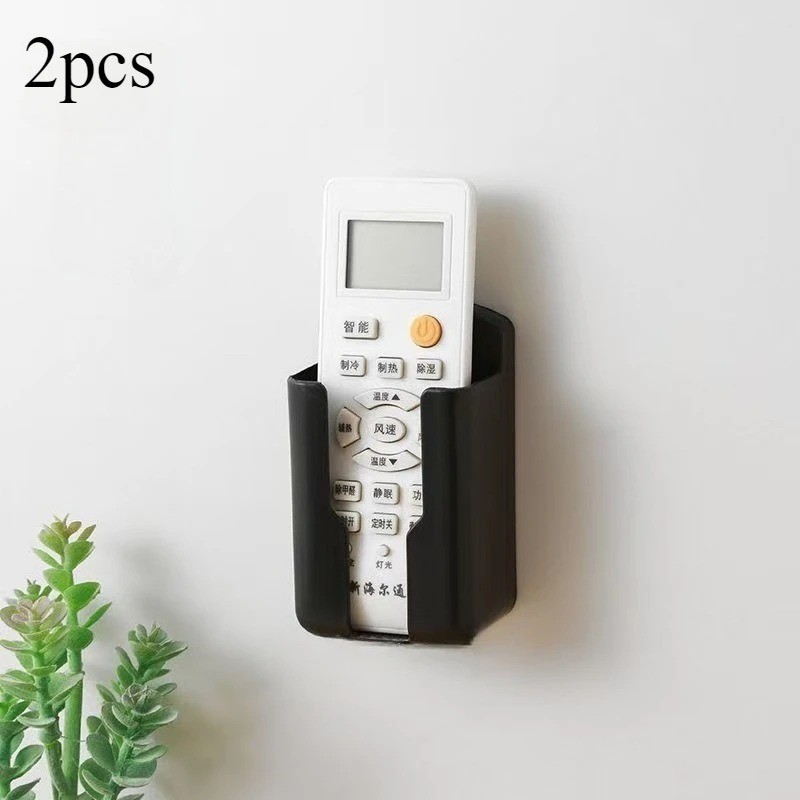 Wall Mounted Remote Control Holder No Drill TV AC Storage Box Adhesive USA