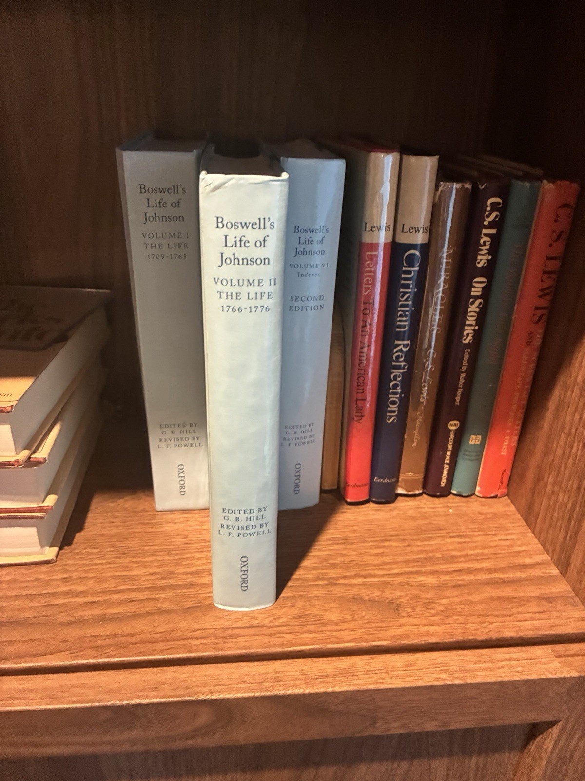 Oxford Boswell's Life of Johnson Vol II Hardcover Revised & Enlarged Oxford Boswell's Life of Johnson Vol II Hardcover Revised & Enlarged